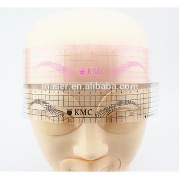 Microblading ceja que forma las plantillas de la herramienta Maquillaje permanente Surco de la ceja